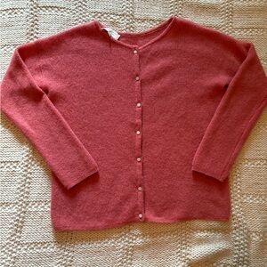 La Maille Sezane Paris Alpaca Cardigan